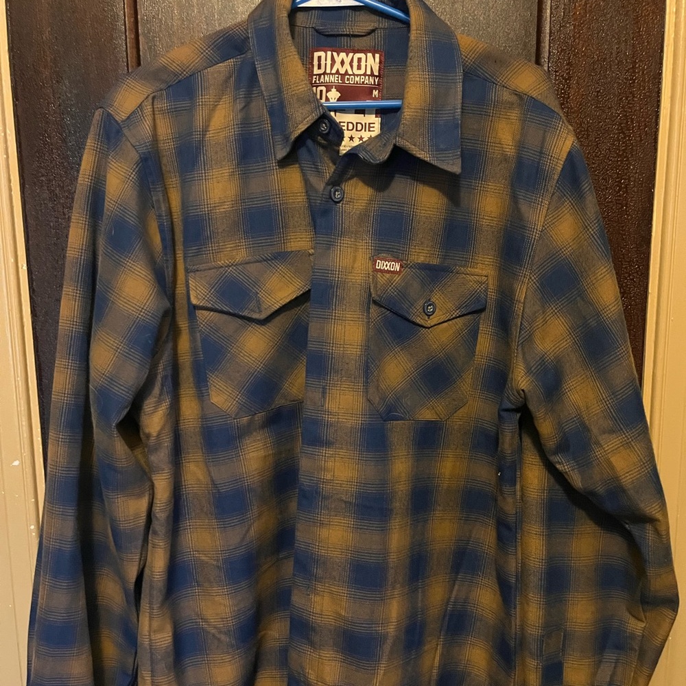 DIXXON EDDIE Plaid Casual Button Down Shirt